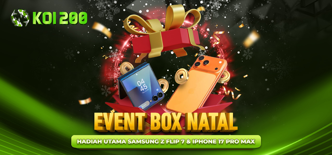 EVENT BOX BERHADIAH PERAYAAN NATAL & TAHUN BARU