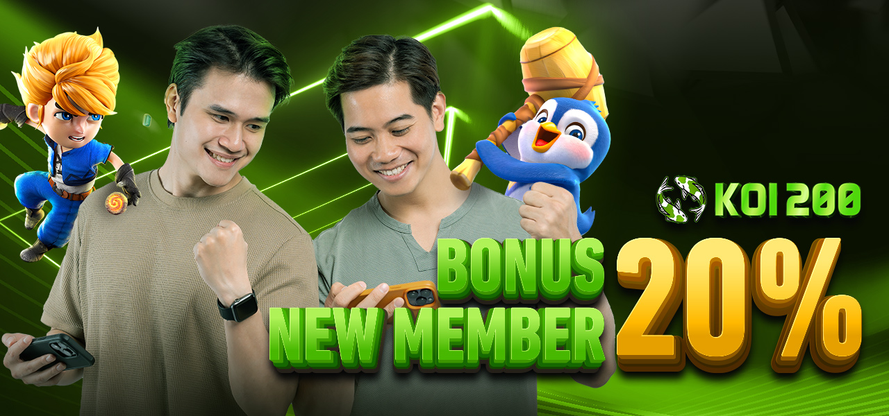 BONUS NEW MEMBER 20%